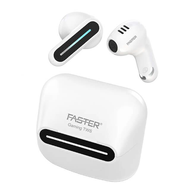 FASTER TG550 Delta Shaped Low Latency Gaming+Music TWS Wireless Earbuds