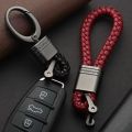 Metal Keychain Creative New Woven Rope Car Key Key Chain Key Ring Martin Buckle Small Gift. 