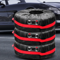 4PCS Universal Car Spare Tire Covers Case Auto Wheel Tires Storage Bags 210D Oxford Cloth Dust-proof Protector Car Styling. 