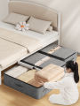 Extra-large capacity underbed clothing storage bag Quilt blanket storage bag Foldable pants coat storage bag Wardrobe organizer. 