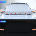 SEAMETAL Winter Car Windshield Snow Cover Front Window Snow Shield Sun Shade Protector Anti Ice Frost Outdoor Protection Cover.