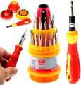 31 in 1  Repair Tools Kit for Tablet PC Cameras Watches Glasses Laptop | Screw Driver Bit Set | Precision Torx Driver set | Electronic Precise Manual ScrewDriver Tool Set | Mini Disassembly Mobile Phone Opening Tool | CRV BITS Holder. 