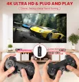 GD10 Game Player 256G 4K HD Video Game Console Double Wireless 2.4G Controller Retro Console 58000 Games For PSP Christmas Gift. 