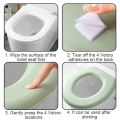 1pc Soft Toilet Seat Cover for All Seasons, Washable, Waterproof, Easy To Clean, Universal Fit Bathroom Upgrade, Anti-Slip.