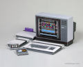 Model of a Classic Computer Nintendo Avs (1985 Prototype) Paper Model Papercraft Doll (for Cutting and Assembling Yourself). 