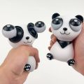 Revenge Love toy ,Pop Out Eyeball Panda Squeeze Toy For Stress Relief & Prank, With Moving Glasses Design. 