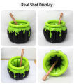 Halloween Inflatable Ice Bucket Witch Cauldron Drink Cooler Multi-Functional Candy Container Pool Party Birthday Decor. 