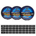 JSFUN 300M 8 Strands Braided Wire Coating Fishing Line Pound Count 34LB-96LB Monofilament Leader Line Carp Fishing Sinking Line. 
