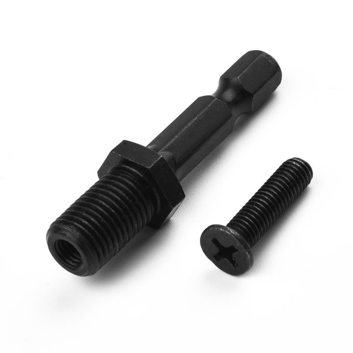 Thread%20Screw.%20For%20Drill%20Bit%20Chuck%20Adapter%201/4%5C%5C%5C"%20Hex%20Shank%20Drill%20Chuck%20Adapter%203/8%5C%5C%5C"-24UNF%20Black%20Keyless%20Chuck%20Locking%20Steel%20-%20Image%202