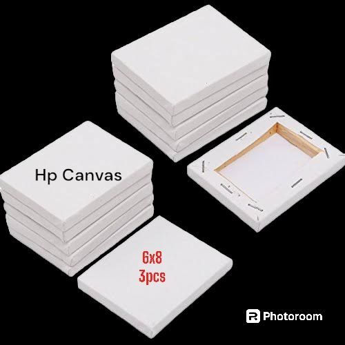 Hp white canvas 6x8 ... 3pcs