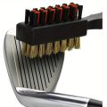 1PC Golf Club Cleaner Brush Golf Putter Wedge Ball Groove Cleaner Brush Golf Accessories Clean Tool.