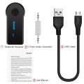 1/2/4/6pcs Car Bluetooth 5.0 Receiver Jack Wireless Bluetooth Transceiver Adapter For Car Kit Music Audio Aux Earphone Receiver.