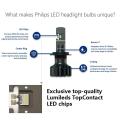 Philips Ultinon Pro9000 H1 H4 H7 LED H11  HB3 HB4 HIR2 Car Headlight 9005 9006 9012 5800K White 250% Bright LED Auto Lamps. 