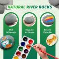 5/10pcs Flat Painting Rocks Supplies DIY Flat Stones for Painting Art Crafts Decoration Outdoor Garden Home  Vase Fillers. 