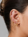 5 Pairs Small Hoop Earrings for Women: 18K Gold Plated Surgical Stainless Steel Huggie Hoop Earrings for Cartilage Helix Tragus.