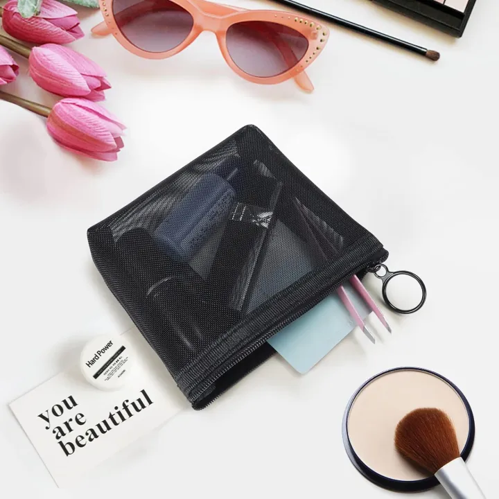 Aosbos%203-Pack%20Mesh%20Cosmetic%20Bag%20Set%20-%20Travel/On-The-Go%20Makeup%20Storage,%20Zipper%20Closure%20Small%20Pouch%20-%20Image%205