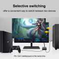 2 Port HDMI-Compatible 2.0 Switch 4K 2x1 1x2 Bi Directional Switcher 2 Input 1 Output Splitter for PS4/3 TV Box Switcher Adapter. 