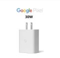 Google 30W USB-C to USB-C Fast Charging Adapter – Type-C Wall Charger for Pixel & Compatible Devices.