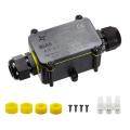 Junction Box Waterproof IP68 2 Way Plug Line M20 Coaxial Cable Connector Wire Range 5 to 12mm Outdoor Electric Power Cord Boxes. 
