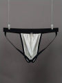 Men T-back Thongs Bue Pouch Underpants Trunks Underwear Mini Panties Male Breathable Knickers Soft Lingerie.