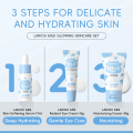Deep Hydration Milk Skincare Set Softening Serum Gentle Eye Cream Radiant Moisturizing Glowing Trio. 