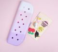 Diy Charm soft fancy silicon Magical Pencil Case for Girls and boys : Jumbo Zipper Pouch & Geometry Box – Fancy Stationery Set: Pouch  & Zipper for cute girls -With extra cartoon cute Adjustable Stickers- Girl Pencil Fun Case – unique and stylish pouch. 