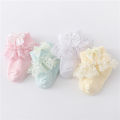 Lawadka 0-24Month Newborn Baby Socks For Girls Cotton Lace Infant Girls Sock Princess Bow Toddler Baby Girls Socks Spring 2024.