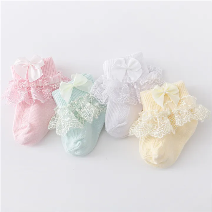 Lawadka%200-24Month%20Newborn%20Baby%20Socks%20For%20Girls%20Cotton%20Lace%20Infant%20Girls%20Sock%20Princess%20Bow%20Toddler%20Baby%20Girls%20Socks%20Spring%202024%20-%20Image%203