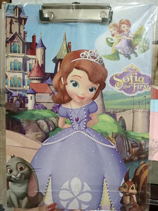 1pc Princess Sofia Clipboard/ High quality Clipboard for Students