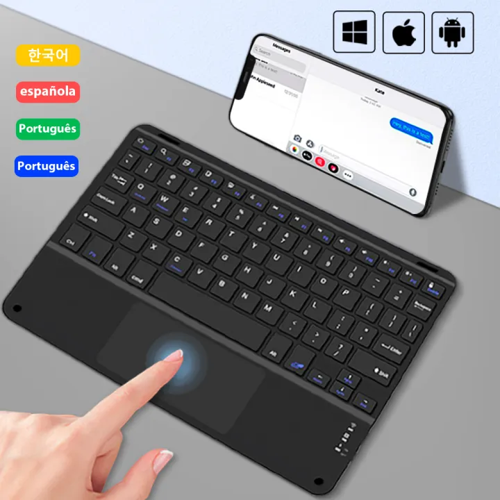 Bluetooth Wireless Keyboard For Android IOS Windows Mobile Phone Tablet Touch Keyboard Mobile Phone Keyboard Accessories