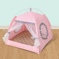 Cat Bed Foldable Cats Tent Dog House Bed Kitten Dog Basket Beds Cute Cat Houses Home Cushion Pet Kennel Products Sweet Princess. 