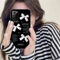 Korean Cute Pink Bow Phone Case For Samsung Note 8 9 10 20 pro plus lite M 10 11 20 30 21 31 51 A 21 22 42 02 03. 