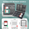 DATA FROG 24 in 1 Portable Game Card Switch Game Memory SD Card Holder for Switch Lite Console Travel Storage Case.
