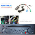 Car Bluetooth Module AUX IN Wireless BT Module with MIC Audio Cable Adapter for Renault Clio Espace Kangoo Laguna Megane.