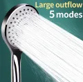 HAND SHOWER CHROME, WITH ADJUSTABLE HOLDER WITH PIPE. 