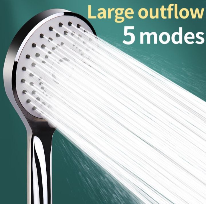 HAND%20SHOWER%20CHROME,%20WITH%20ADJUSTABLE%20HOLDER%20WITH%20PIPE%20-%20Image%202