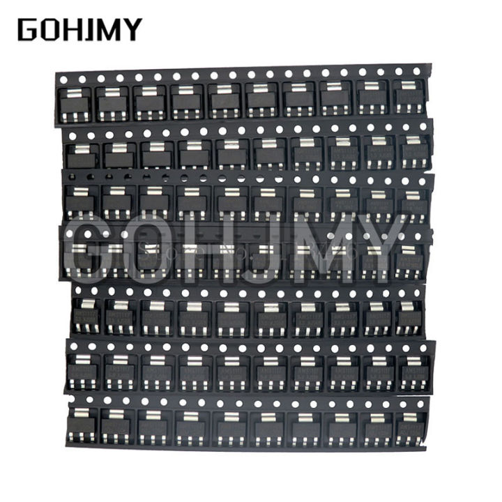 50PCS AMS1117 series AMS1117-1.2V AMS1117-1.5V AMS1117-1.8V AMS1117- 2.5V AMS1117-3.3V AMS1117-5.0V AMS1117-ADJ AMS1117-3.3/5.0