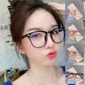 Korean fashion anti-light anti-blue radiation glasses square glasses men and women. 