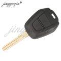 jingyuqin Remote Car Key Contro Fit for ISUZU D-Max M-UX 433.92Mhz ASK ID46 Chip TOY43 2Buttons Auto Key Fob Replacement. 