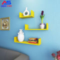 U-Shaped  Floating Shelves for Wall, Wall Shelves Set of 3, Small Wall Mounted Shelf for Bedroom, Kitchen, Bathroom and Living Room Decoration Storage. 