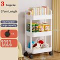 Kitchen Organizers And Storage Rack Household Cart With Wheels Multifunctional Home Accessories Mobile Rack Trolley Bookshelf. 