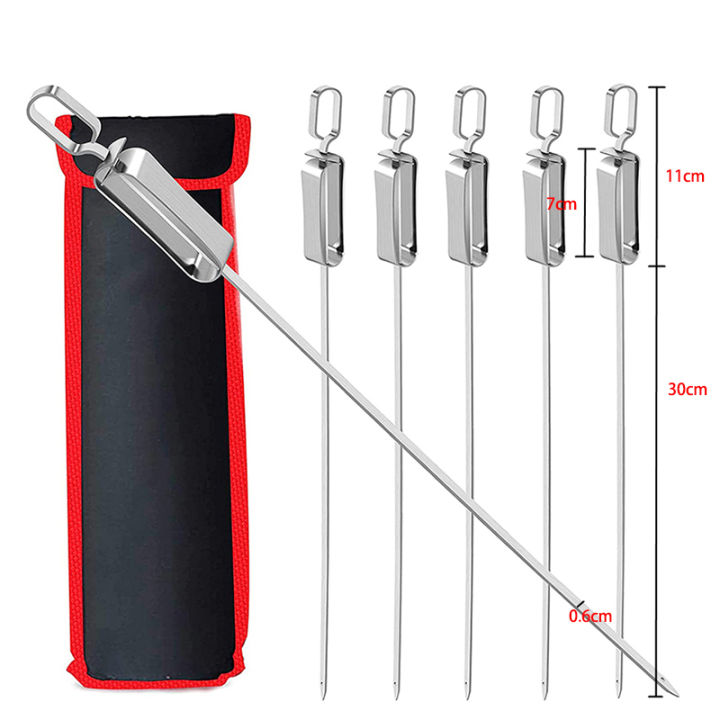 LMETJMA%2017inch%20Kabob%20Skewers%20for%20Grilling%20Stainless%20Steel%20Flat%20BBQ%20Skewers%20with%20Quick%20Release%20Metal%20Sliding%20Handle%20JT45%20-%20Image%207
