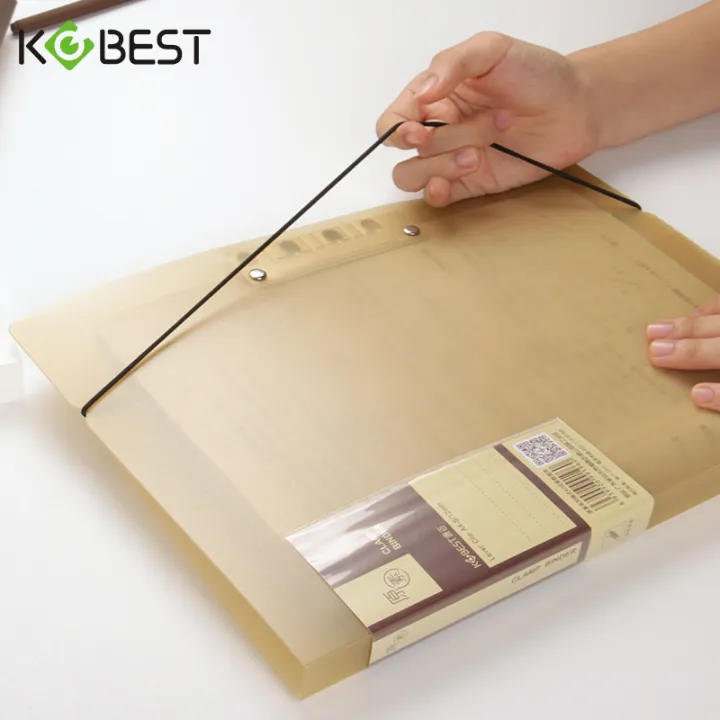 Horizontal A3 Clip File Paper Sorting Students Writing Pad Data Folding ...