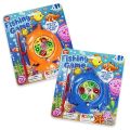 Fishing Game Play Set - 8 Fish, 1Poles, Rotating Board On-Off Music Switch - Family Board Game, Toy for Kids and Toddlers Age 3 4 5 6 7. 