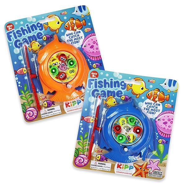Fishing Game Play Set - 8 Fish, 1Poles, Rotating Board On-Off Music Switch - Family Board Game, Toy for Kids and Toddlers Age 3 4 5 6 7