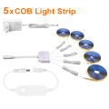 Tuya Intelligent Dimmable COB LED Strip Light Smart APP Control 12V Lamp for Anime Character Display Cabinet,. 