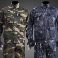 Men's Work Uniform Sets Welder Wear-resistant Overalls Spring Autumn Dirt-resistant Multi-Pocket Pants Outdoor Suit.