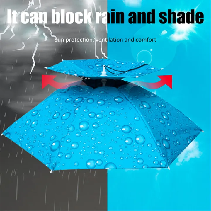 Portable%20Rain%20Umbrella%20Hat%20Army%20Green%20Foldable%20Outdoor%20Pesca%20Sun%20Shade%20Waterproof%20Camping%20Fishing%20Headwear%20Cap%20Beach%20Head%20Hats%20-%20Image%203