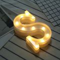 Alphabet Letter LED Night Light Outdoor Home Decor And Club Wedding Wall Decor.
