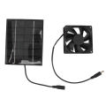 Solar Panel Fan Exhaust Air Ventilation Heat Dissipation Tool Greenhouse Shed Accessories.